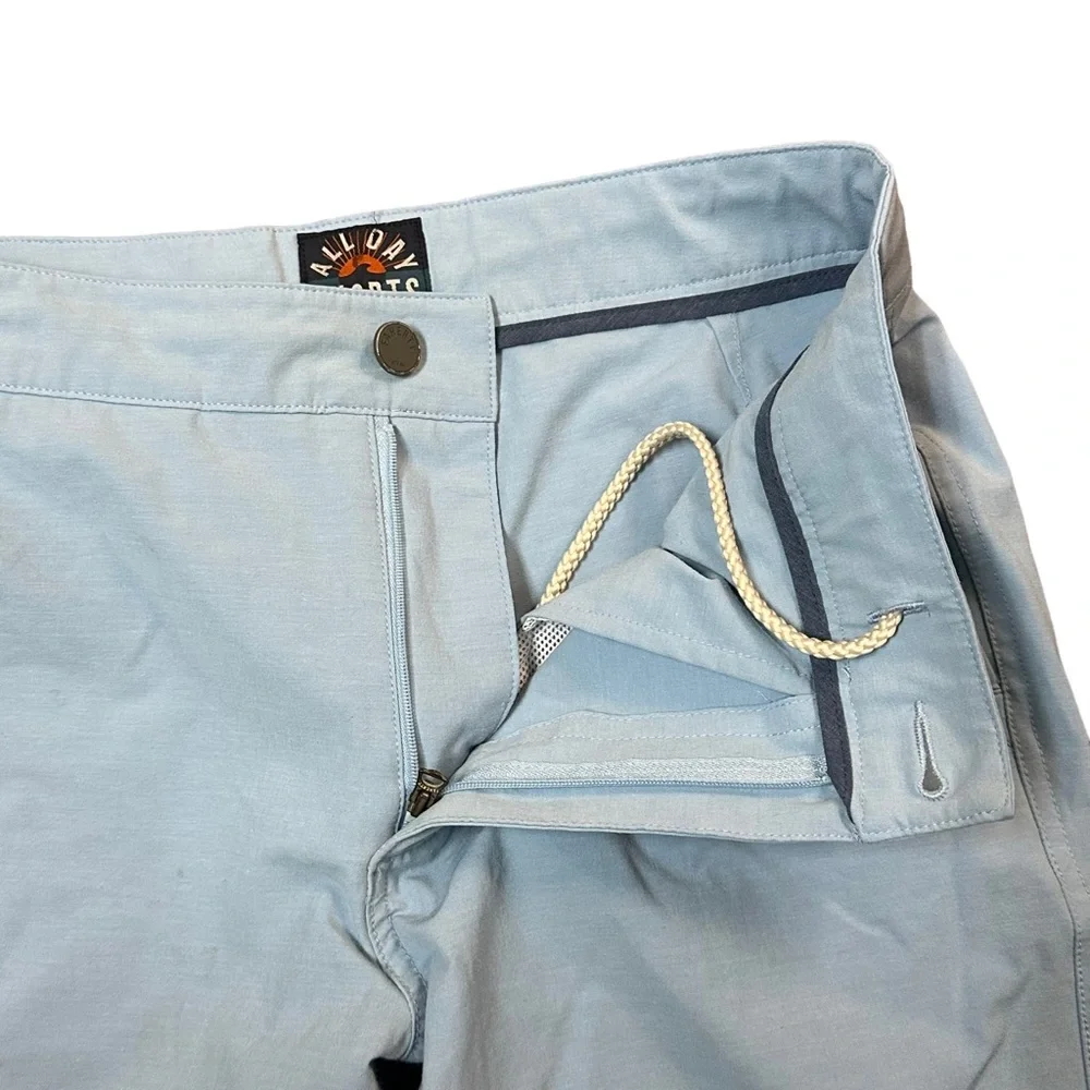 FAHERTY All Day Casual Mens Shorts Blue Size 29